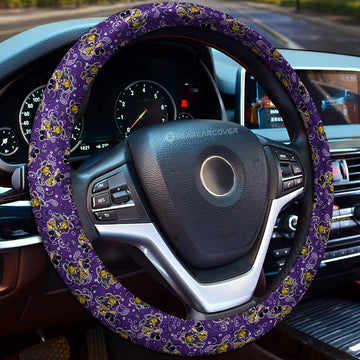 Minnesota Vikings Steering Wheel Cover Cartoon Theme Collection - Gearcarcover - 1