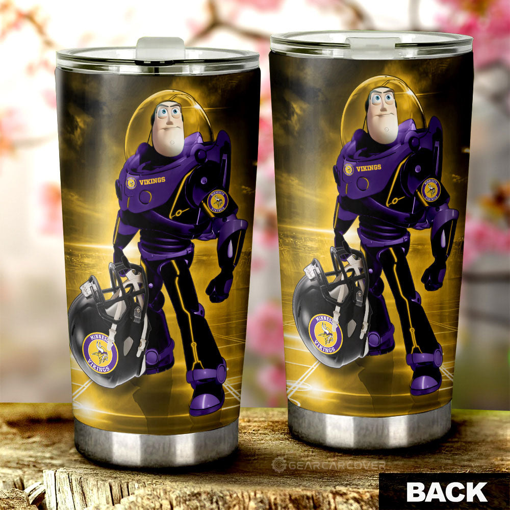 Minnesota Vikings Tumbler Cup Custom Car Accessories For Fan - Gearcarcover - 2