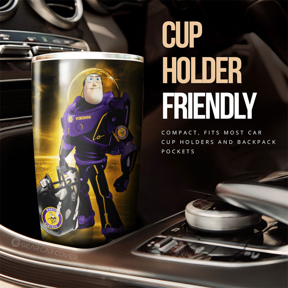 Minnesota Vikings Tumbler Cup Custom Car Accessories For Fan - Gearcarcover - 3
