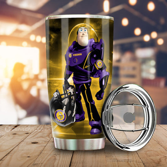 Minnesota Vikings Tumbler Cup Custom Car Accessories For Fan - Gearcarcover - 1