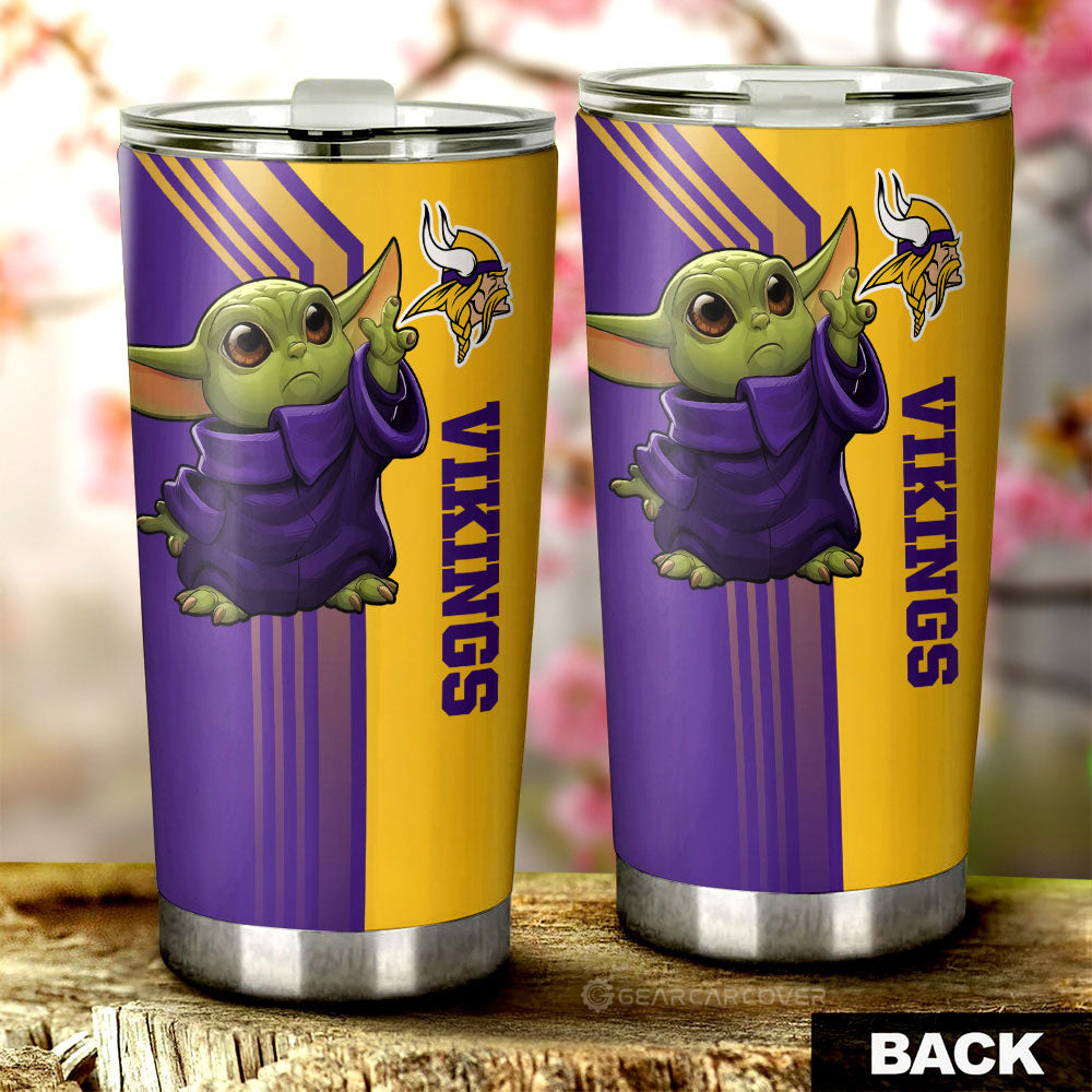 Minnesota Vikings Tumbler Cup Custom Car Accessories - Gearcarcover - 2