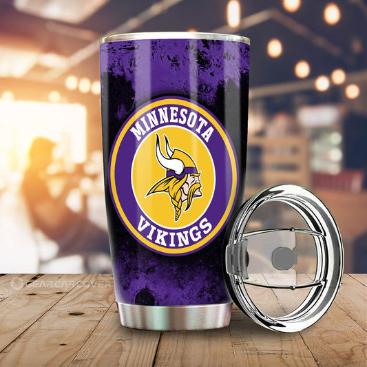 Minnesota Vikings Tumbler Cup Custom Car Accessories - Gearcarcover - 2