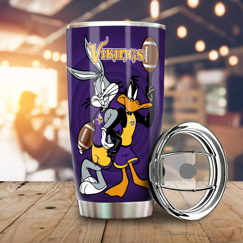 Minnesota Vikings Tumbler Cup Custom Car Accessories - Gearcarcover - 2