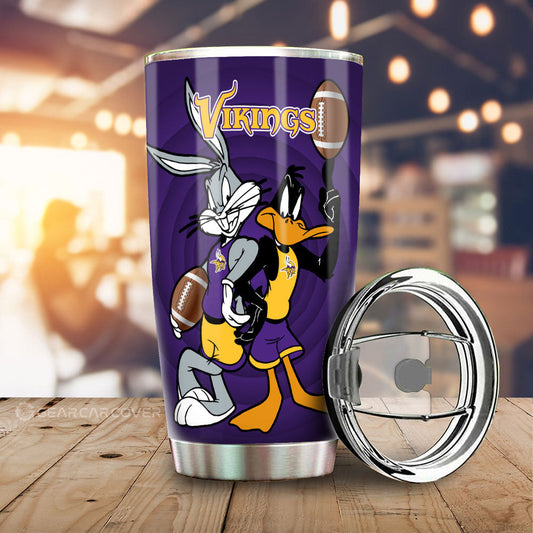 Minnesota Vikings Tumbler Cup Custom Car Accessories - Gearcarcover - 2