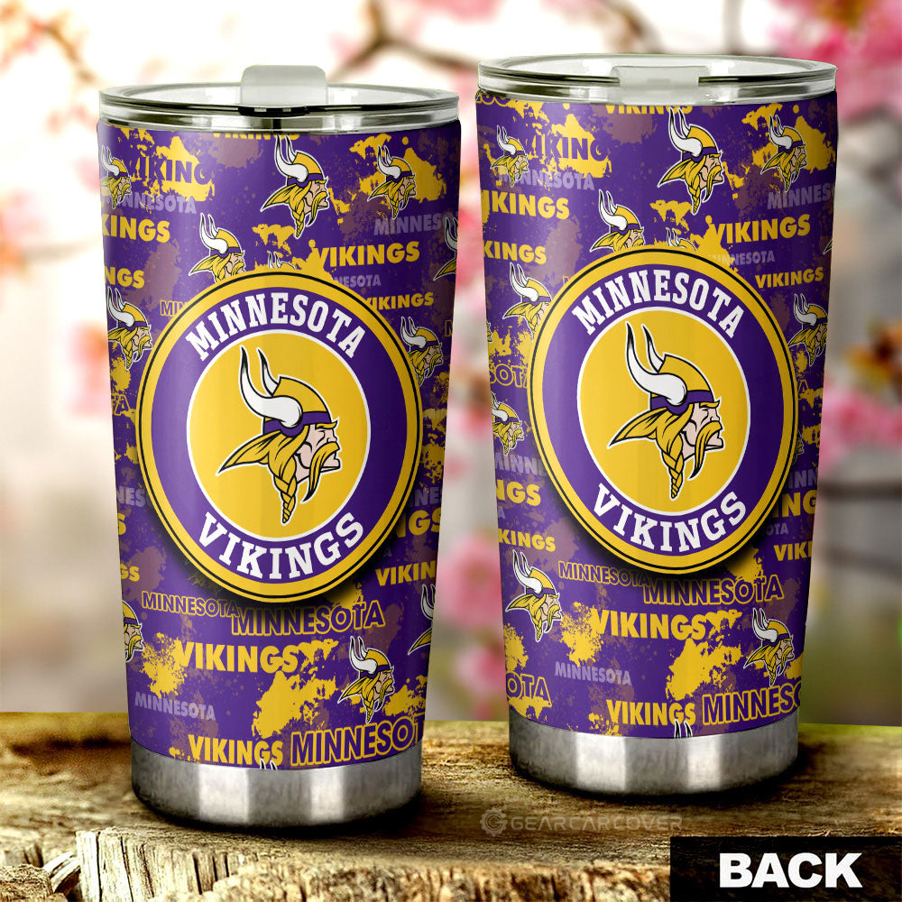 Minnesota Vikings Tumbler Cup Custom Car Accessories - Gearcarcover - 2