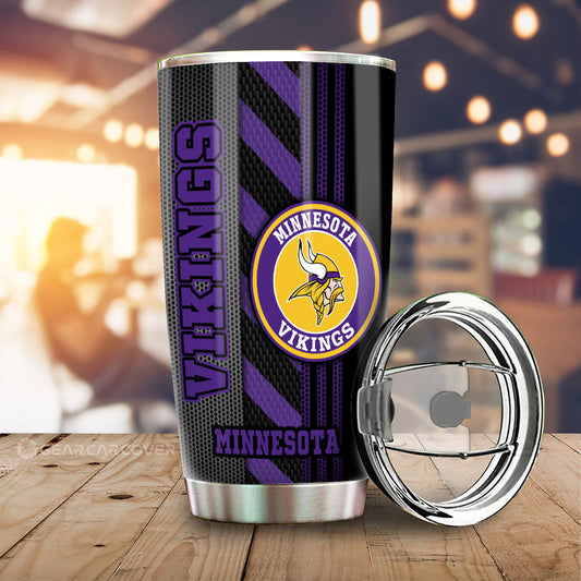 Minnesota Vikings Tumbler Cup Custom Car Accessories - Gearcarcover - 2