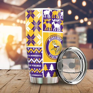 Minnesota Vikings Tumbler Cup Custom Ugly Style Car Accessories - Gearcarcover - 1