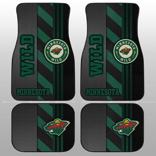 Minnesota Wild Car Floor Mats Custom Car Accessories - Gearcarcover - 1