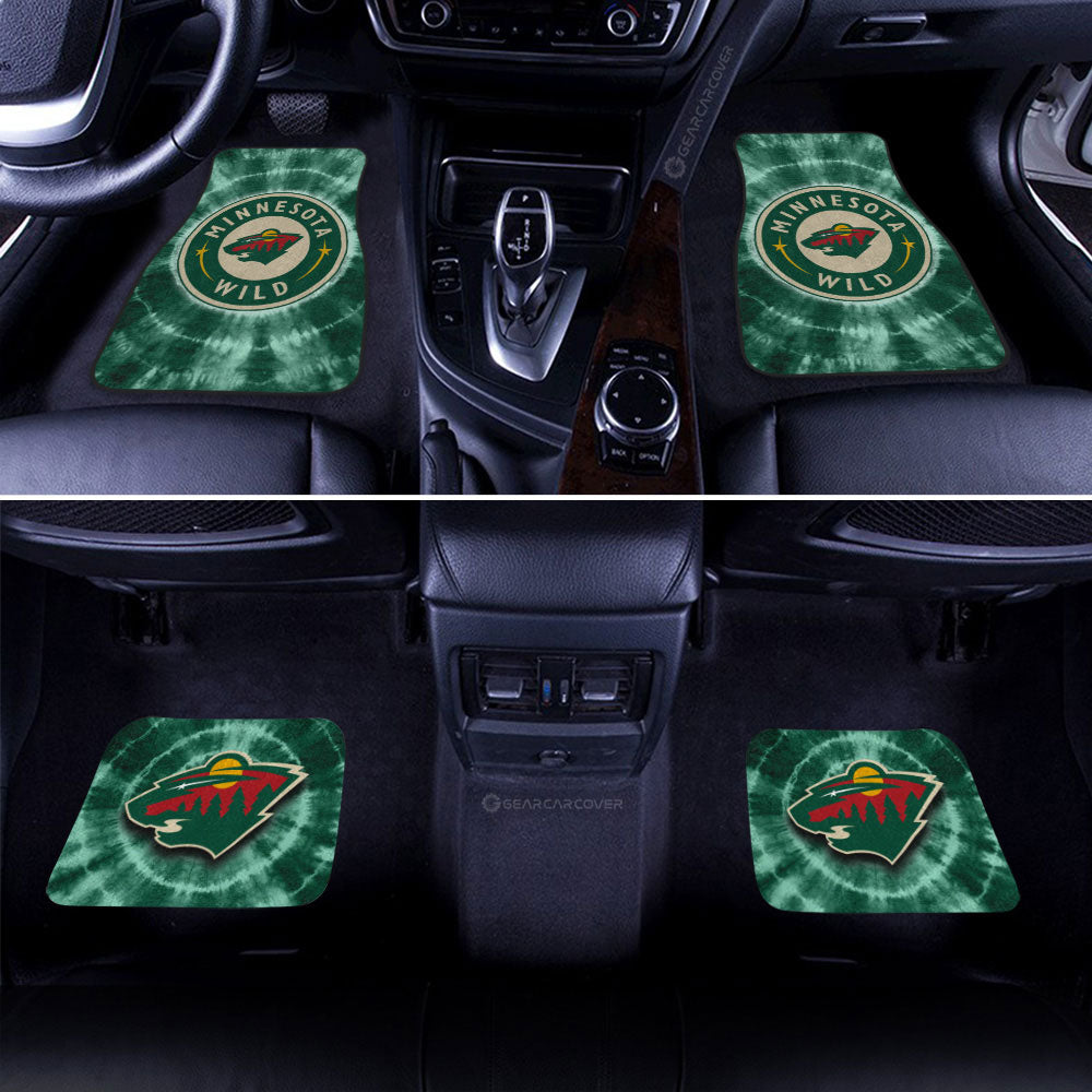 Minnesota Wild Car Floor Mats Custom Tie Dye Car Accessories - Gearcarcover - 2