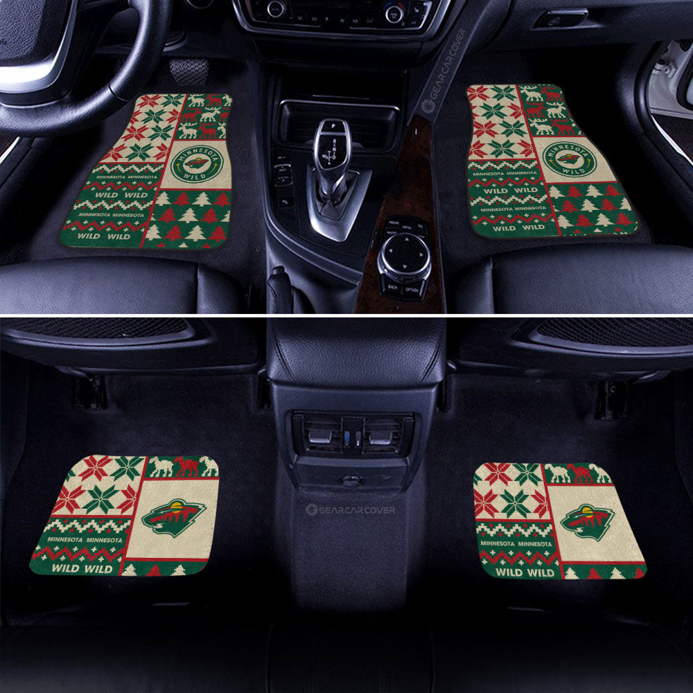 Minnesota Wild Car Floor Mats Custom Ugly Style Car Accessories - Gearcarcover - 2