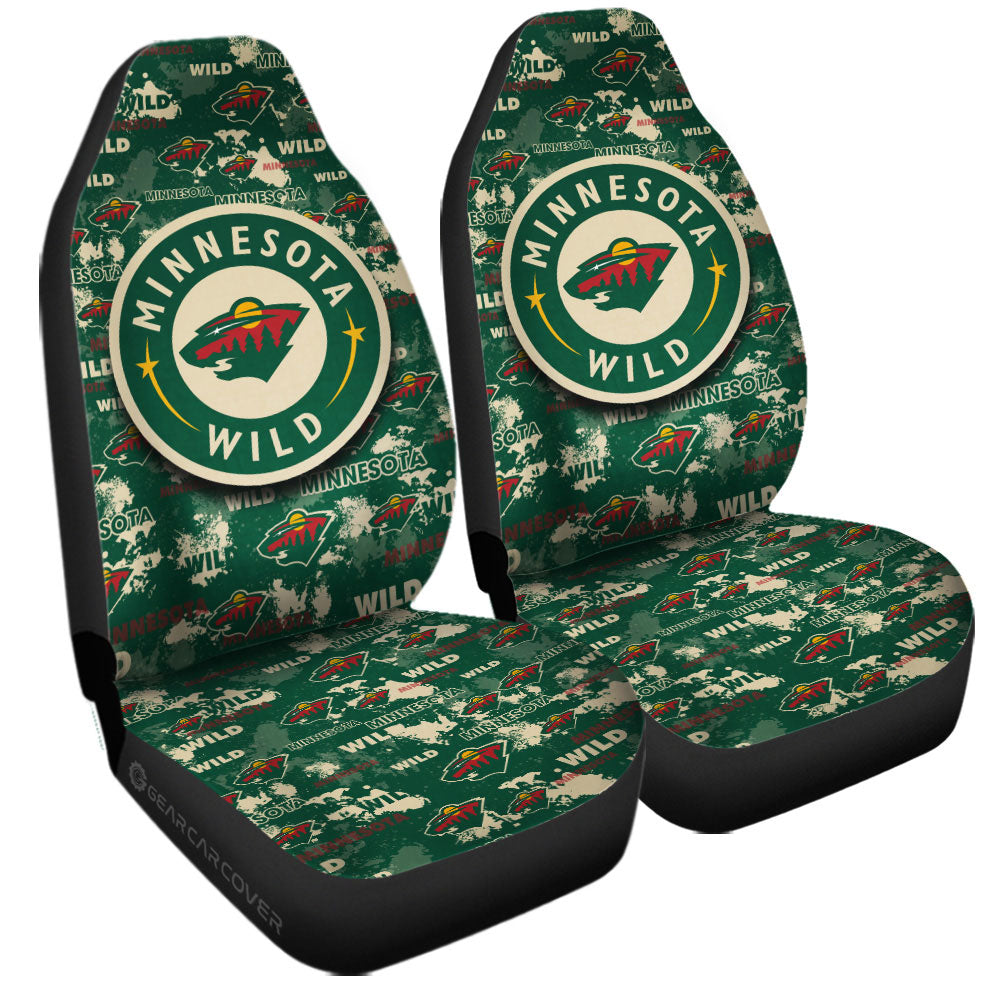 Minnesota Wild Car Seat Covers Custom Car Accessories - Gearcarcover - 3