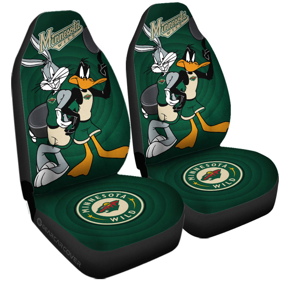 Minnesota Wild Car Seat Covers Custom Car Accessories - Gearcarcover - 3