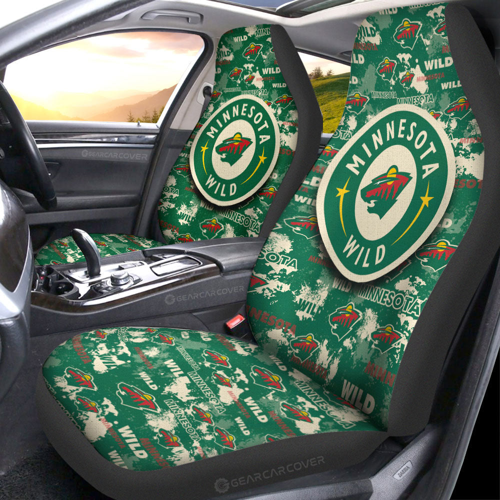 Minnesota Wild Car Seat Covers Custom Car Accessories - Gearcarcover - 1