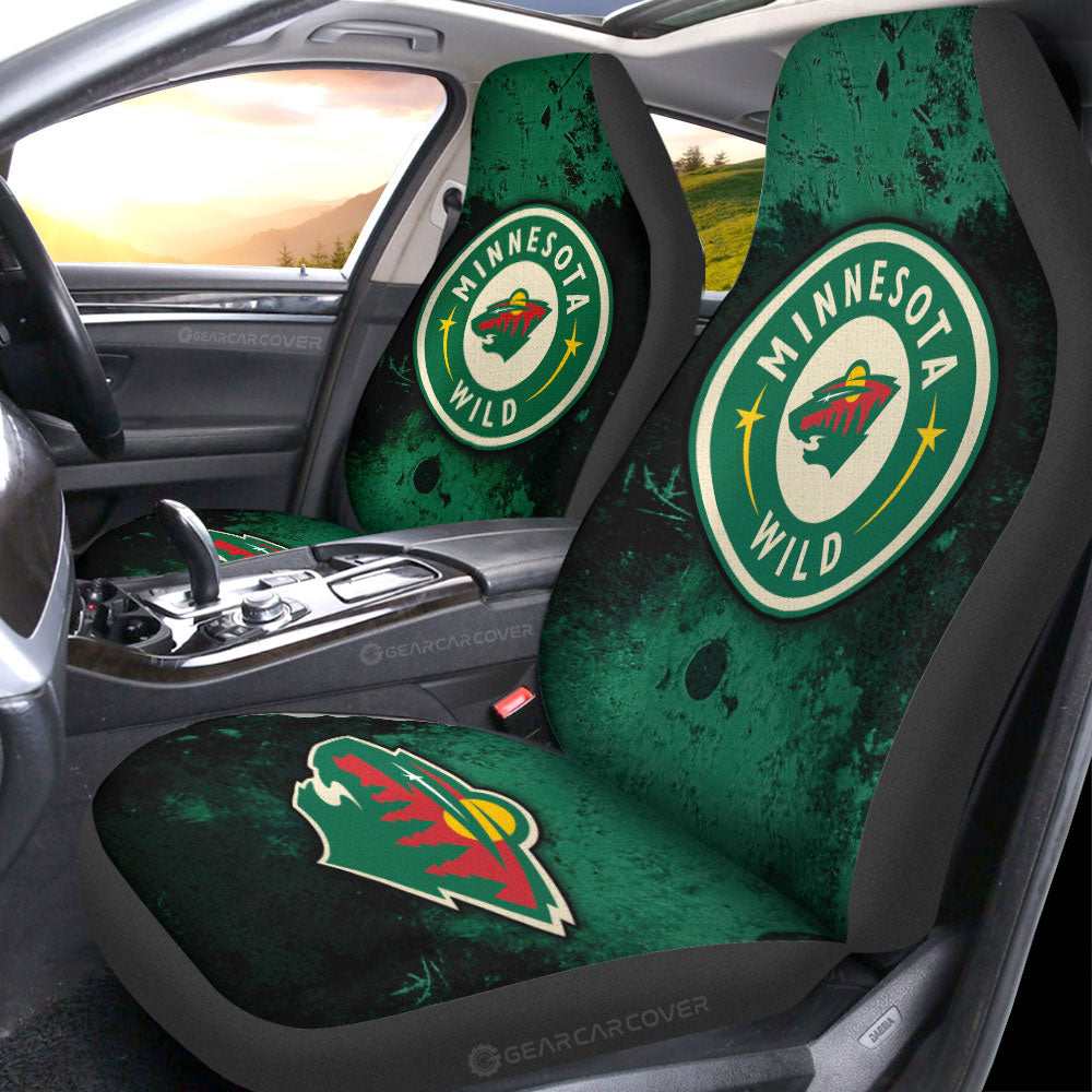 Minnesota Wild Car Seat Covers Custom Car Accessories - Gearcarcover - 1