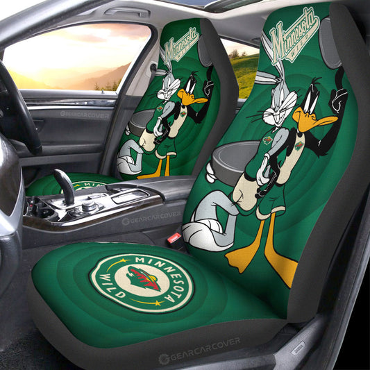 Minnesota Wild Car Seat Covers Custom Car Accessories - Gearcarcover - 1