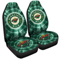 Minnesota Wild Car Seat Covers Custom Tie Dye Car Accessories - Gearcarcover - 3