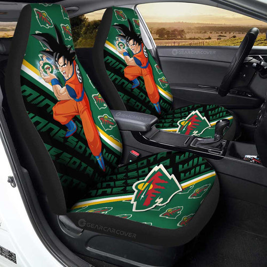 Minnesota Wild Car Seat Covers Goku Car Decorations For Fans - Gearcarcover - 1