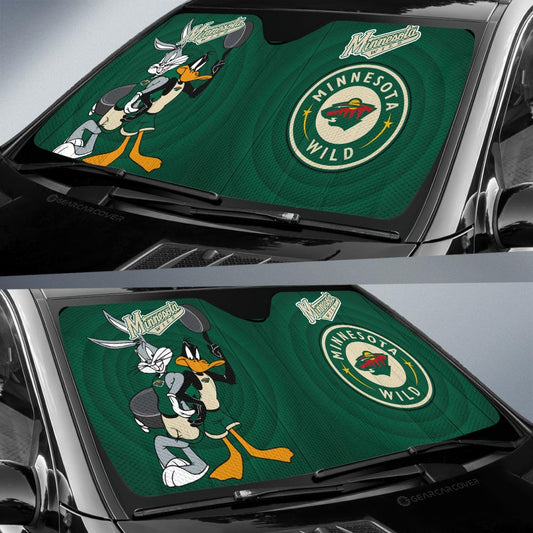 Minnesota Wild Car Sunshade Custom Car Accessories - Gearcarcover - 2