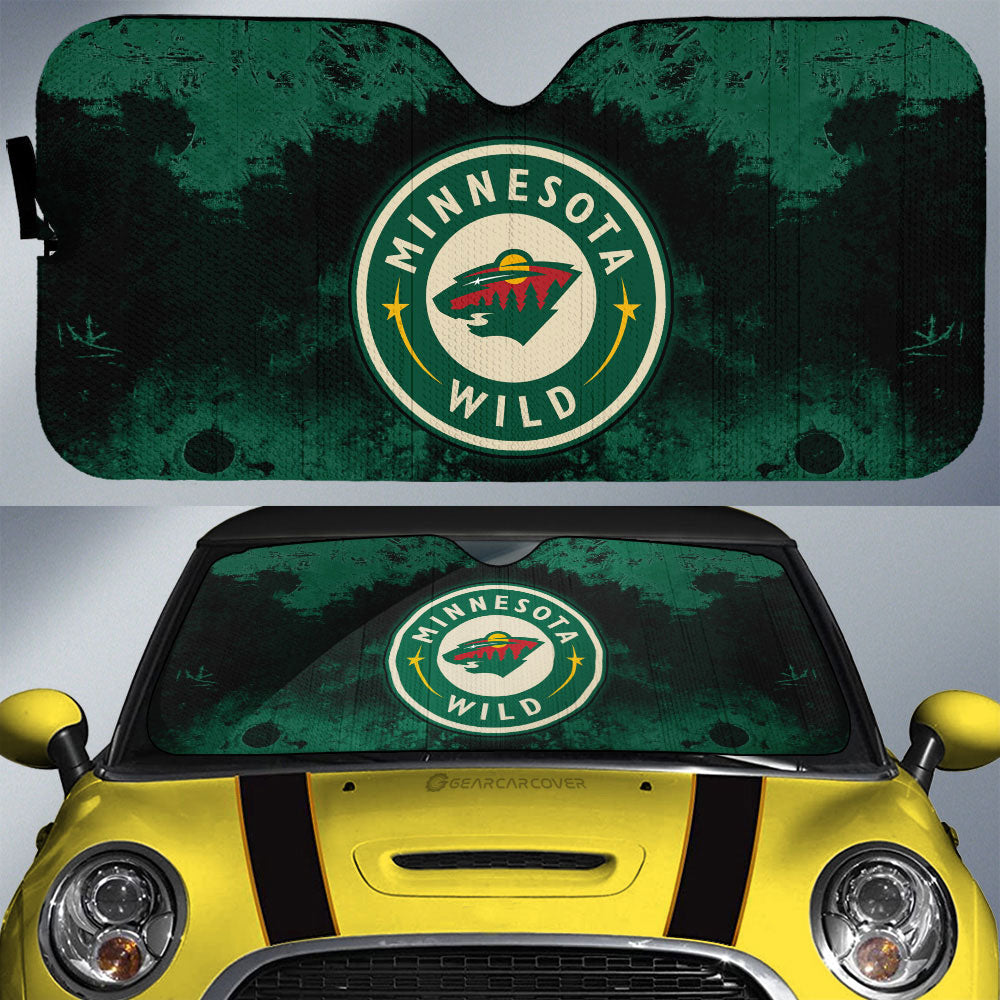 Minnesota Wild Car Sunshade Custom Car Accessories - Gearcarcover - 1