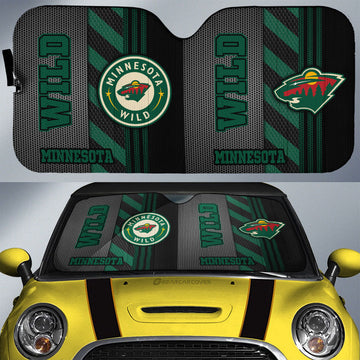 Minnesota Wild Car Sunshade Custom Car Accessories - Gearcarcover - 1