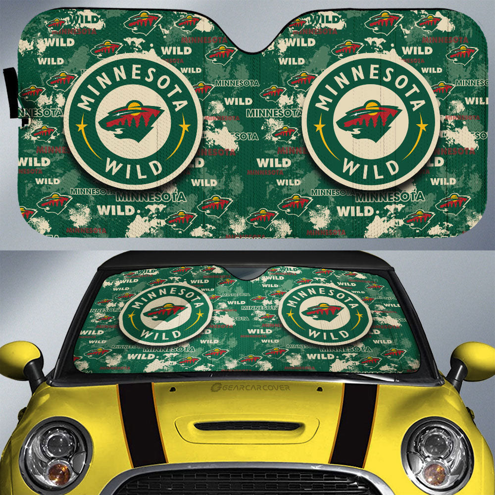 Minnesota Wild Car Sunshade Custom Car Accessories - Gearcarcover - 1