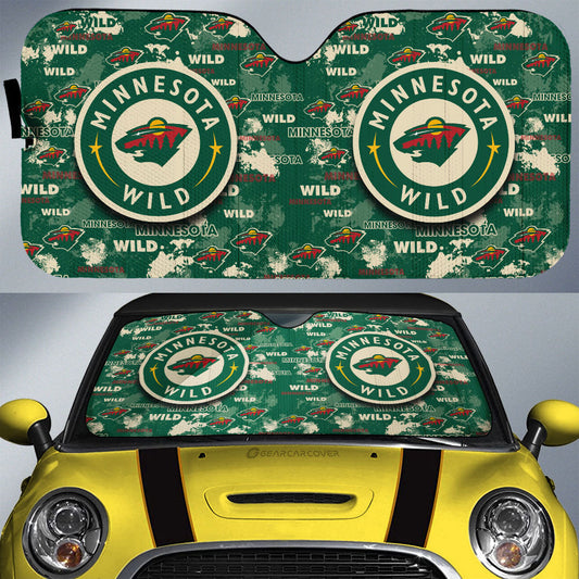 Minnesota Wild Car Sunshade Custom Car Accessories - Gearcarcover - 1