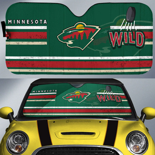 Minnesota Wild Car Sunshade Custom Car Accessories - Gearcarcover - 1
