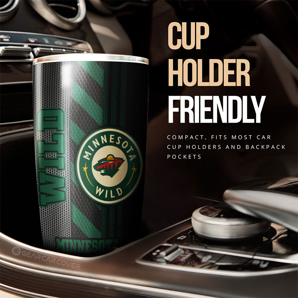 Minnesota Wild Tumbler Cup Custom Car Accessories - Gearcarcover - 3