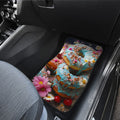 Mint Donuts Mix Flowers Car Floor Mats Custom Girly Pattern Car Accessories - Gearcarcover - 3