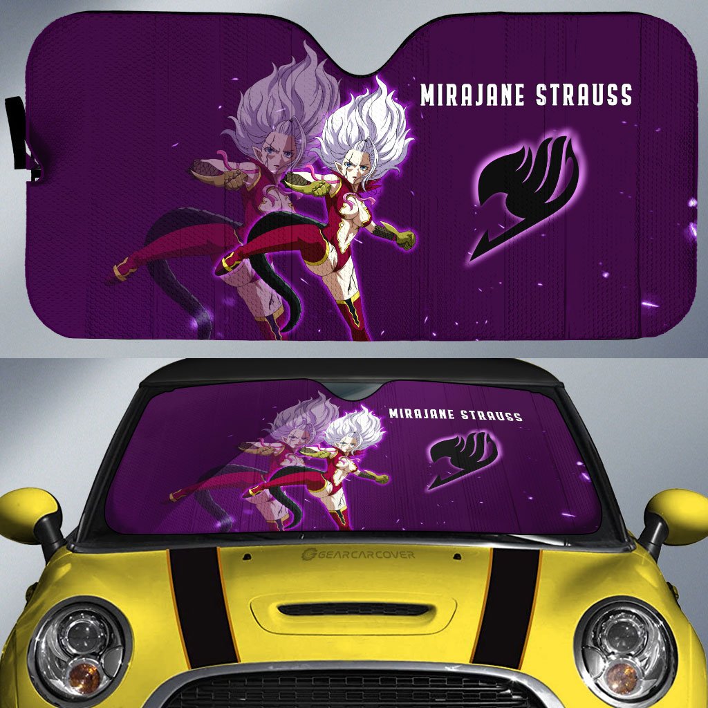 Mirajane Strauss Car Sunshade Custom - Gearcarcover - 1