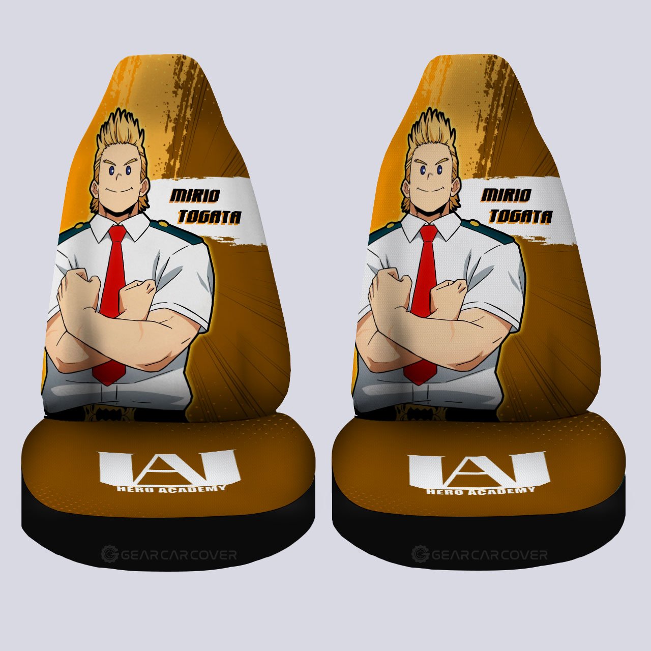 Mirio Togata Car Seat Covers Custom For Fans - Gearcarcover - 4