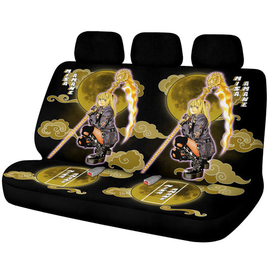 Misa Amane Car Back Seat Covers Custom Death Note Car Accessories - Gearcarcover - 1