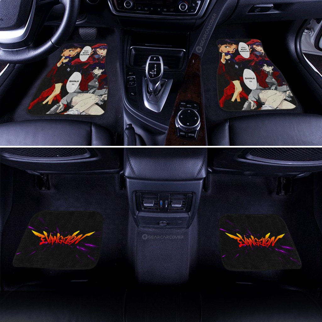 Misato Katsuragi Car Floor Mats Custom NGE - Gearcarcover - 3