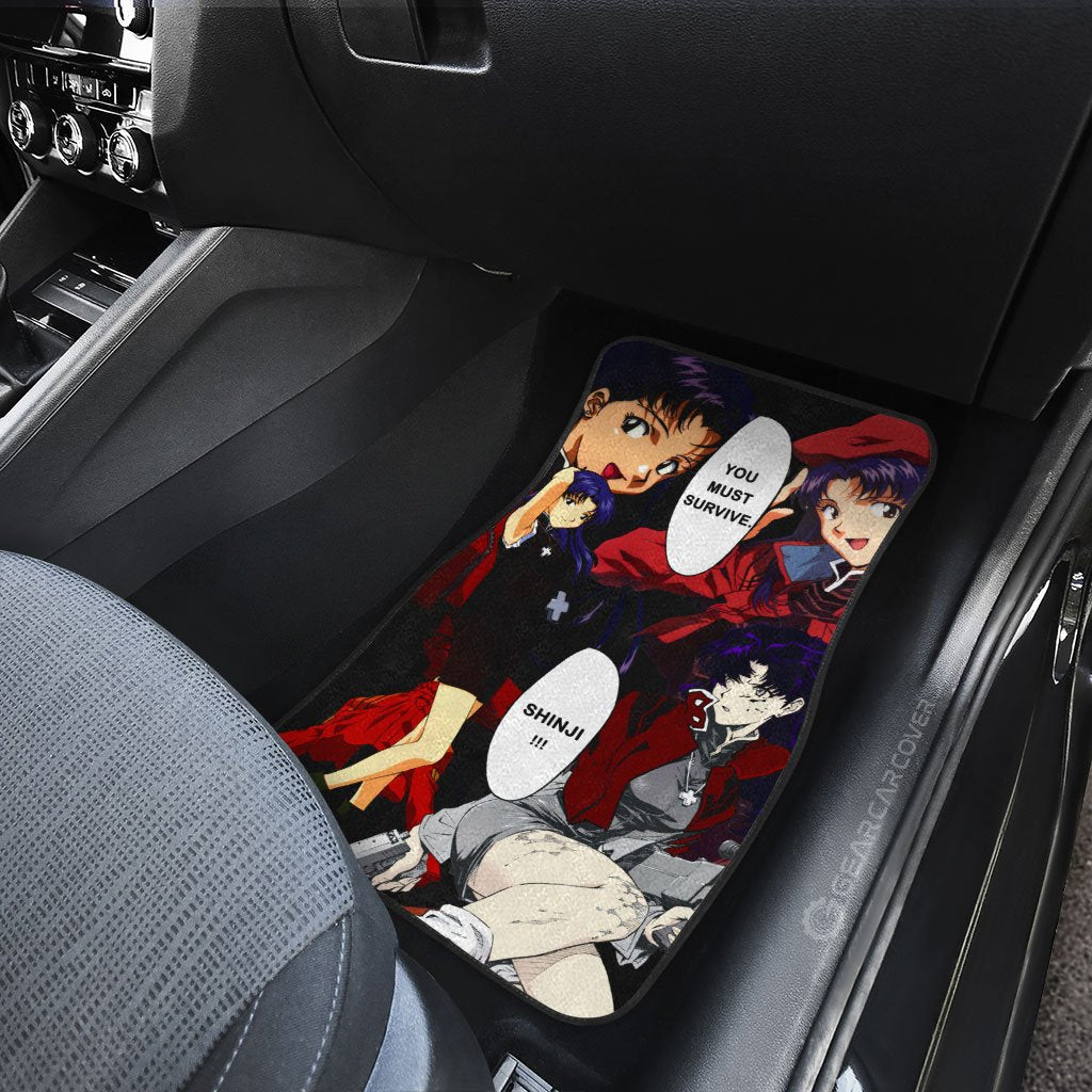 Misato Katsuragi Car Floor Mats Custom NGE - Gearcarcover - 4