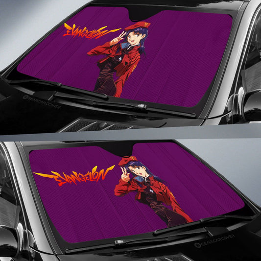 Misato Katsuragi Car Sunshade Custom NGE Car Accessories - Gearcarcover - 2