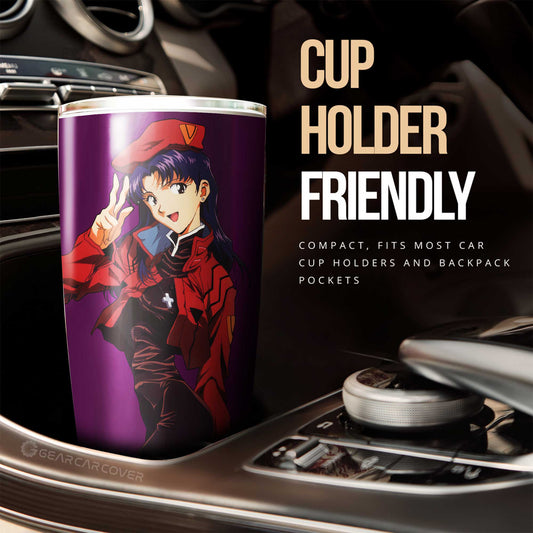 Misato Katsuragi Tumbler Cup Custom NGE Car Accessories - Gearcarcover - 2