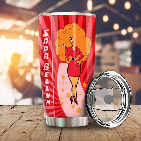Miss Sara Bellum The Powerpuff Girls Tumbler Cup Custom Car Accessories - Gearcarcover - 2