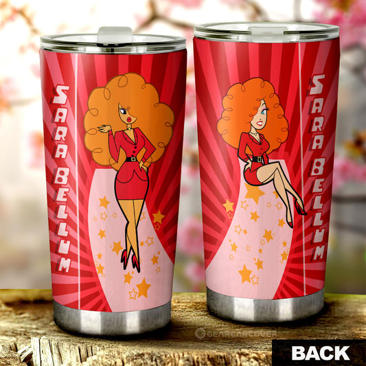 Miss Sara Bellum The Powerpuff Girls Tumbler Cup Custom Car Accessories - Gearcarcover - 1