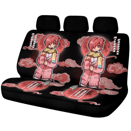 Mitsuba Sousuke Car Back Seat Covers Custom Hanako-kun Car Accessories - Gearcarcover - 1