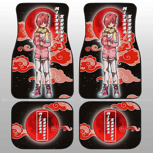 Mitsuba Sousuke Car Floor Mats Custom Hanako-kun - Gearcarcover - 2