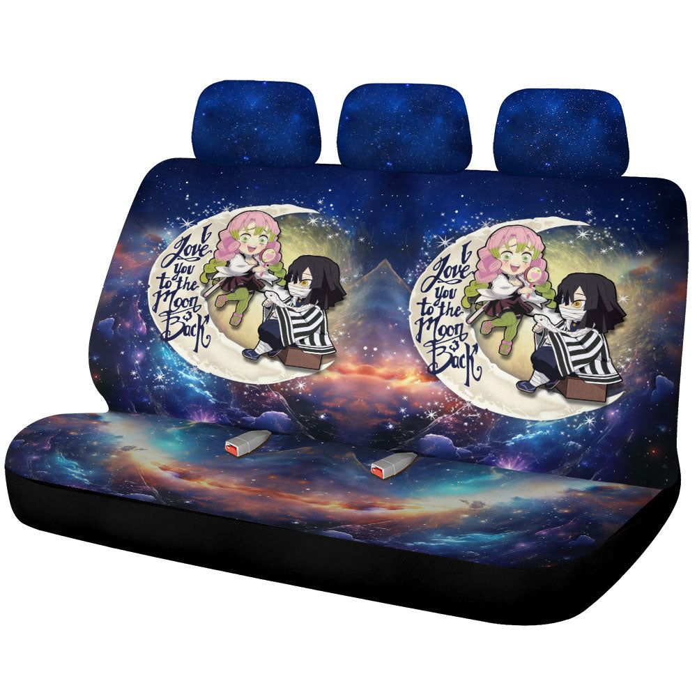 Mitsuri And Obanai Car Back Seat Covers Custom Car Accessories - Gearcarcover - 1
