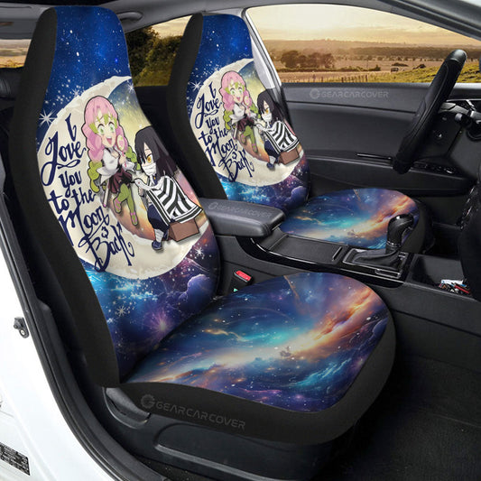 Mitsuri And Obanai Car Seat Covers Custom Car Accessories - Gearcarcover - 2