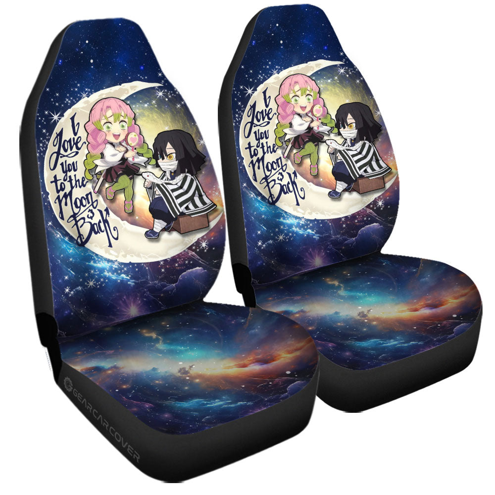 Mitsuri And Obanai Car Seat Covers Custom Car Accessories - Gearcarcover - 3