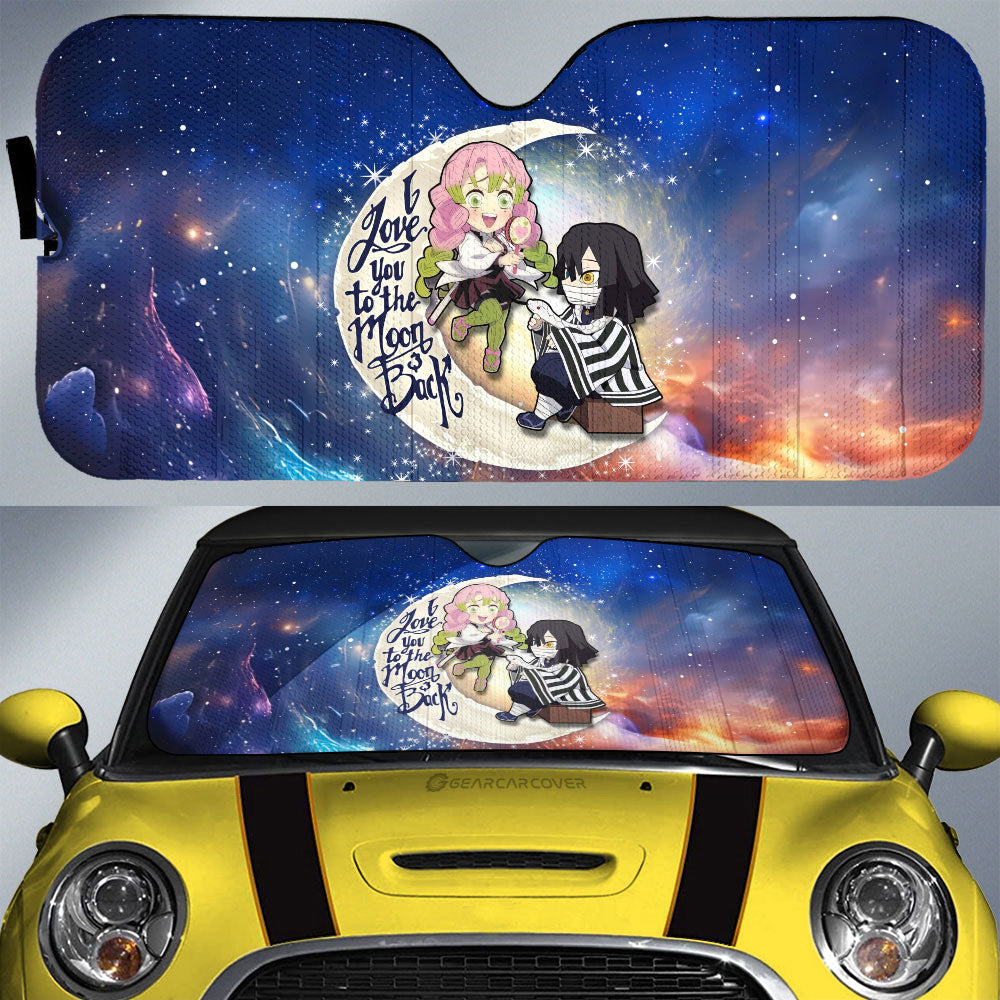 Mitsuri And Obanai Car Sunshade Custom Car Accessories - Gearcarcover - 1