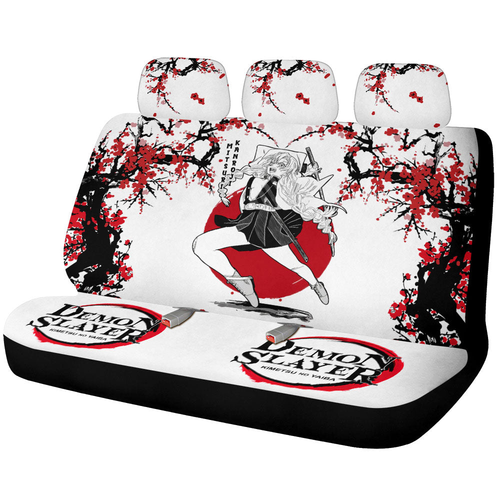 Mitsuri Kanroji Car Back Seat Covers Custom Japan Style Car Accessories - Gearcarcover - 1
