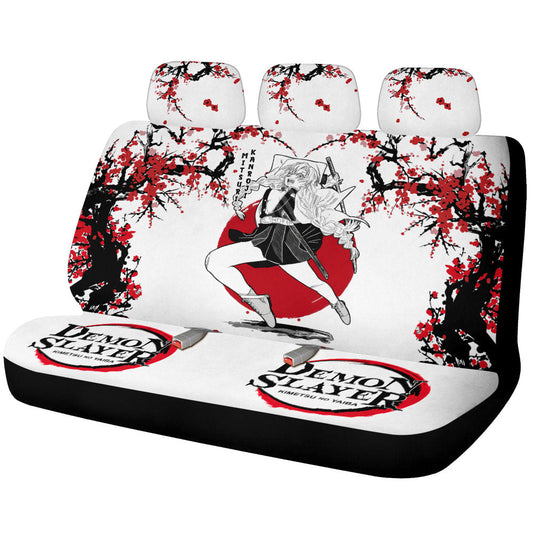 Mitsuri Kanroji Car Back Seat Covers Custom Japan Style Car Accessories - Gearcarcover - 1