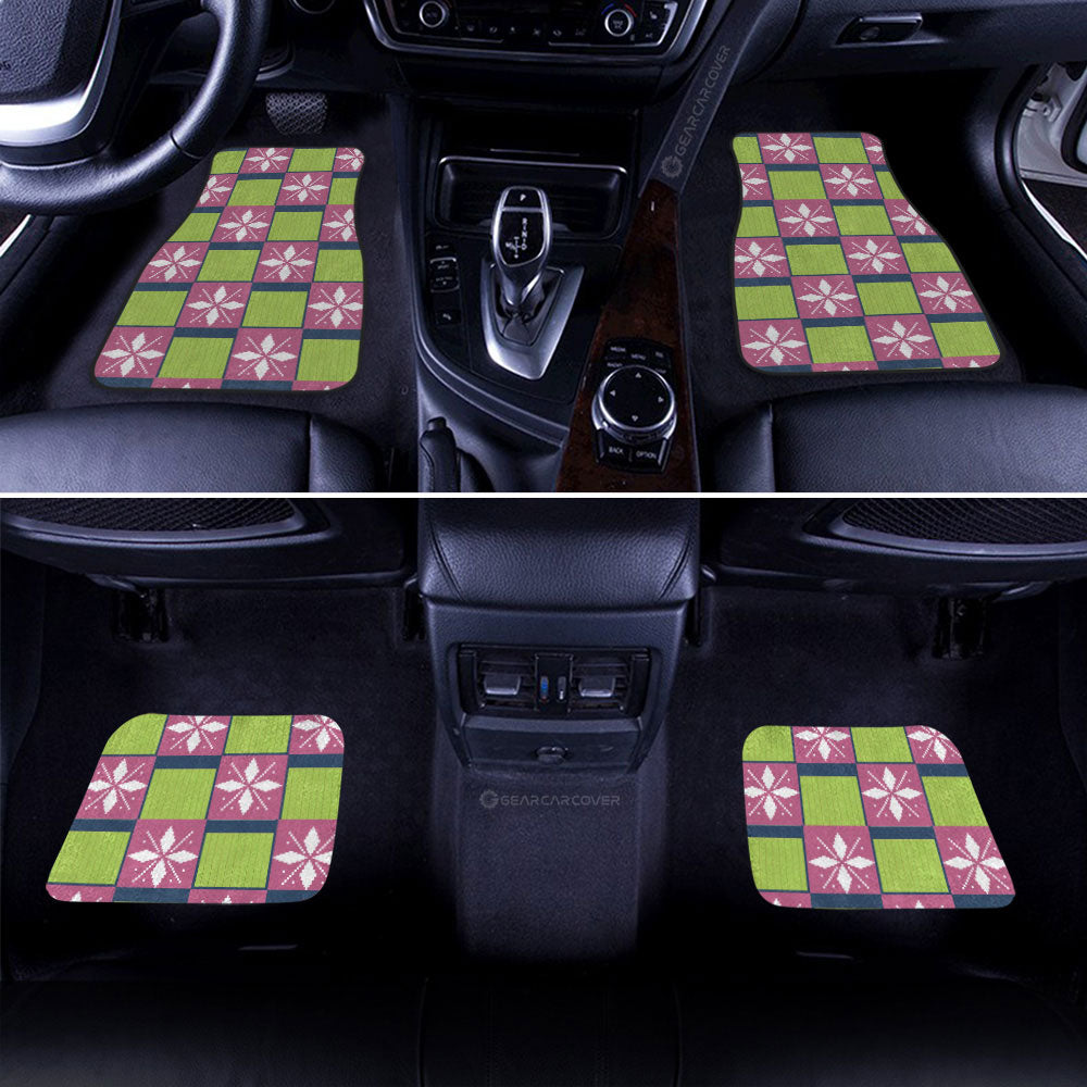 Mitsuri Kanroji Car Floor Mats Custom Anime Car Accessories - Gearcarcover - 2