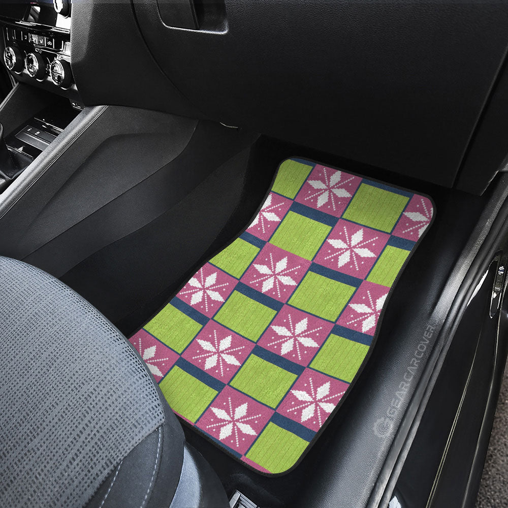 Mitsuri Kanroji Car Floor Mats Custom Anime Car Accessories - Gearcarcover - 3