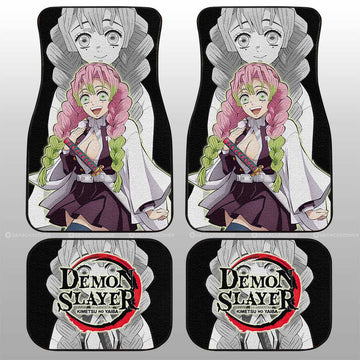 Mitsuri Kanroji Car Floor Mats Custom Demon Slayer Anime Car Accessories - Gearcarcover - 1
