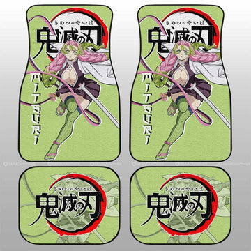 Mitsuri Kanroji Car Floor Mats Custom Demon Slayer Anime Car Accessories - Gearcarcover - 1